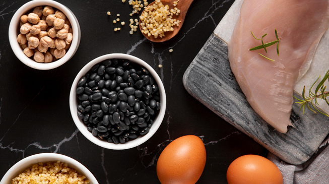 Продукты, богатые белками