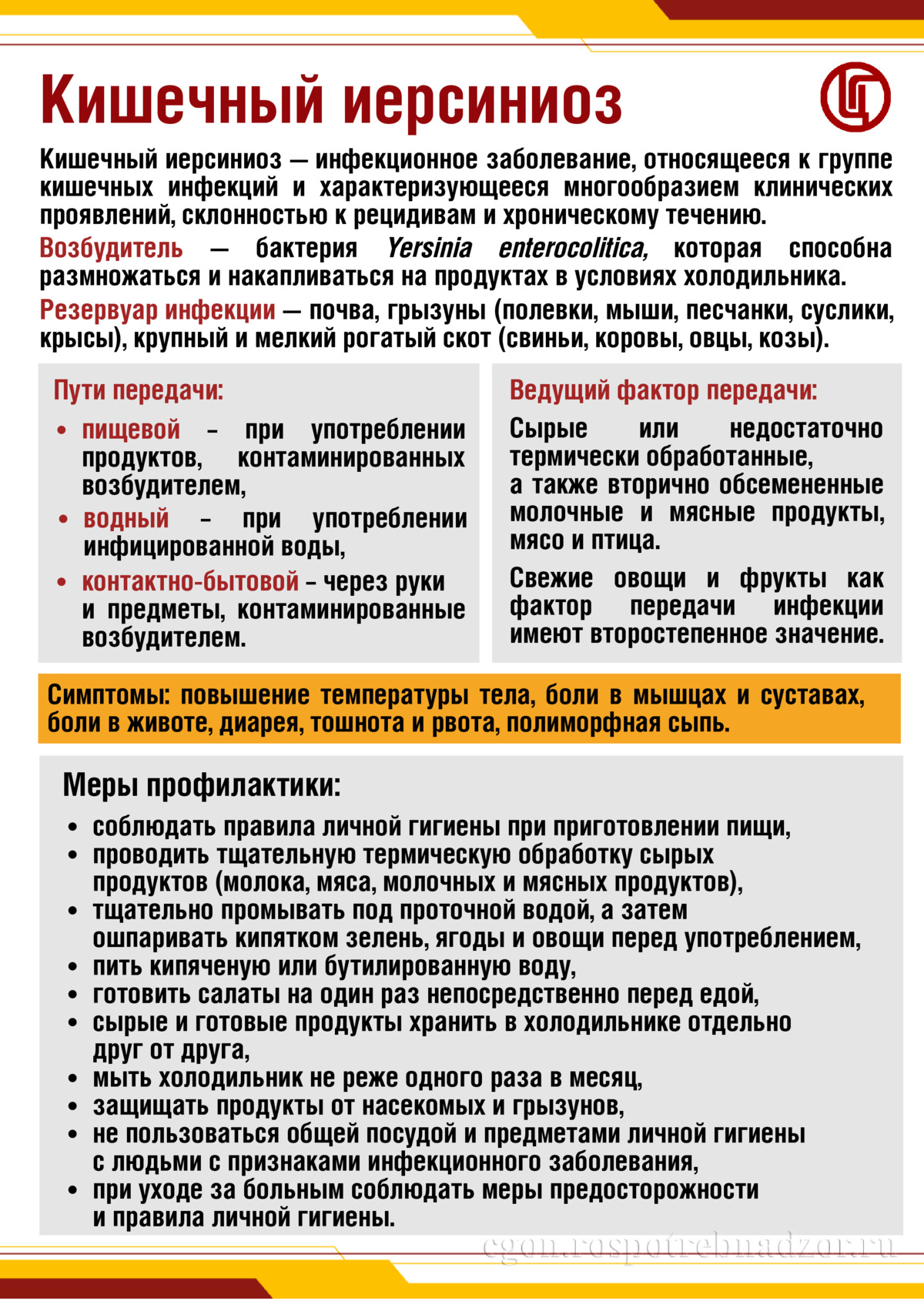 Кишечный иерсиниоз