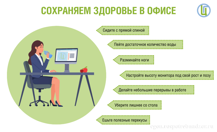 Сохраняем здоровье в офисе