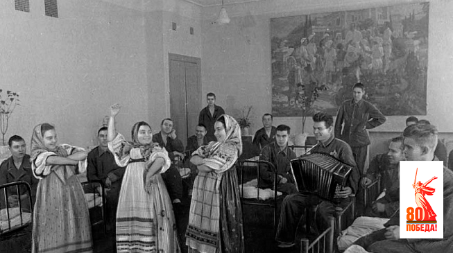 Детская группа театра санитарного просвещения в годы войны