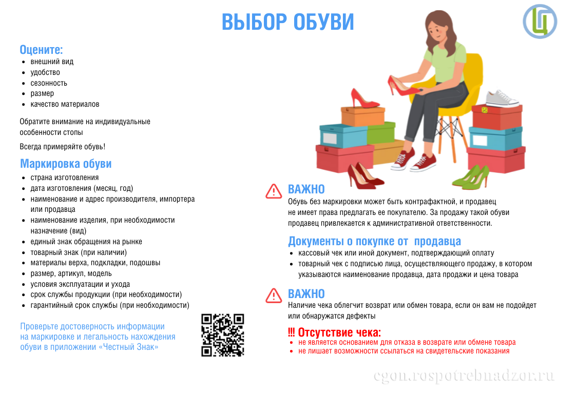 Выбор обуви