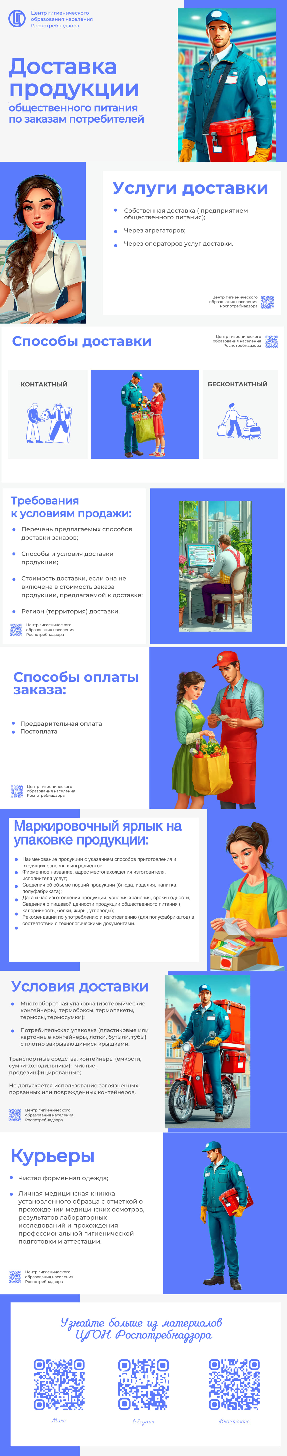 Доставка продукции общественного питания по заказам потребителей