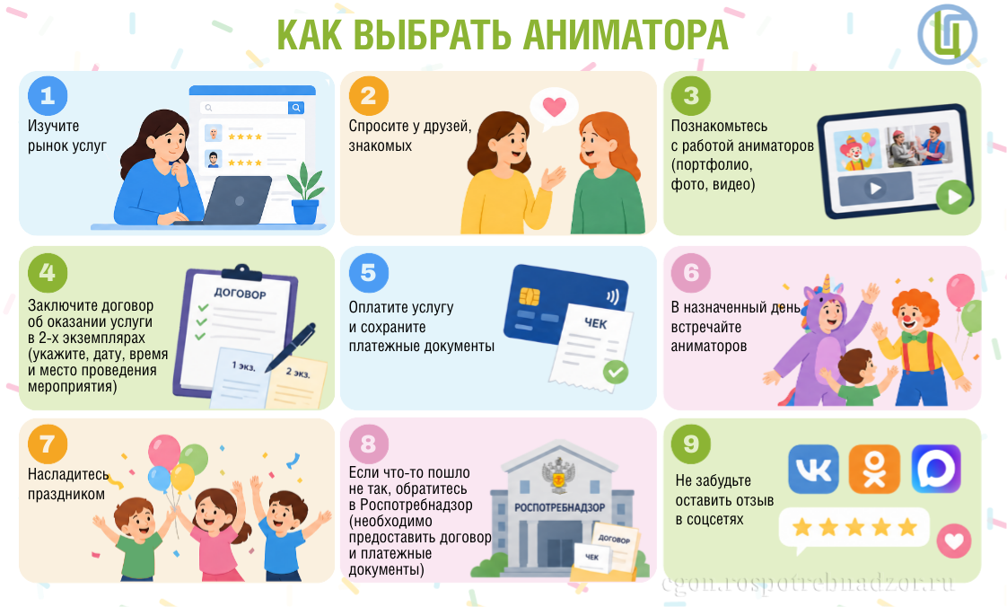 Как выбрать аниматора