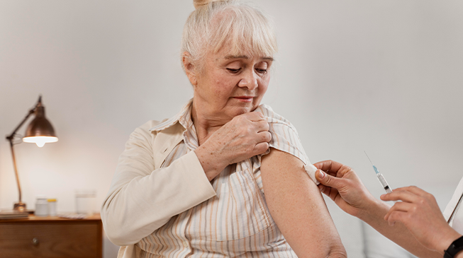 Вакцинация от гриппа 60+